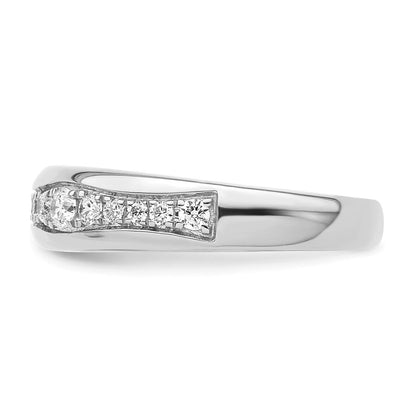 14K Weißgold Ring mit 0,375 ct. im Labor gezüchteten Diamanten, VS/SI+, G+
