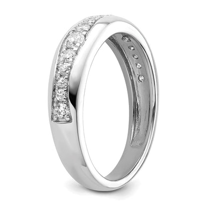 14K Weißgold Ring mit 0,375 ct. im Labor gezüchteten Diamanten, VS/SI+, G+