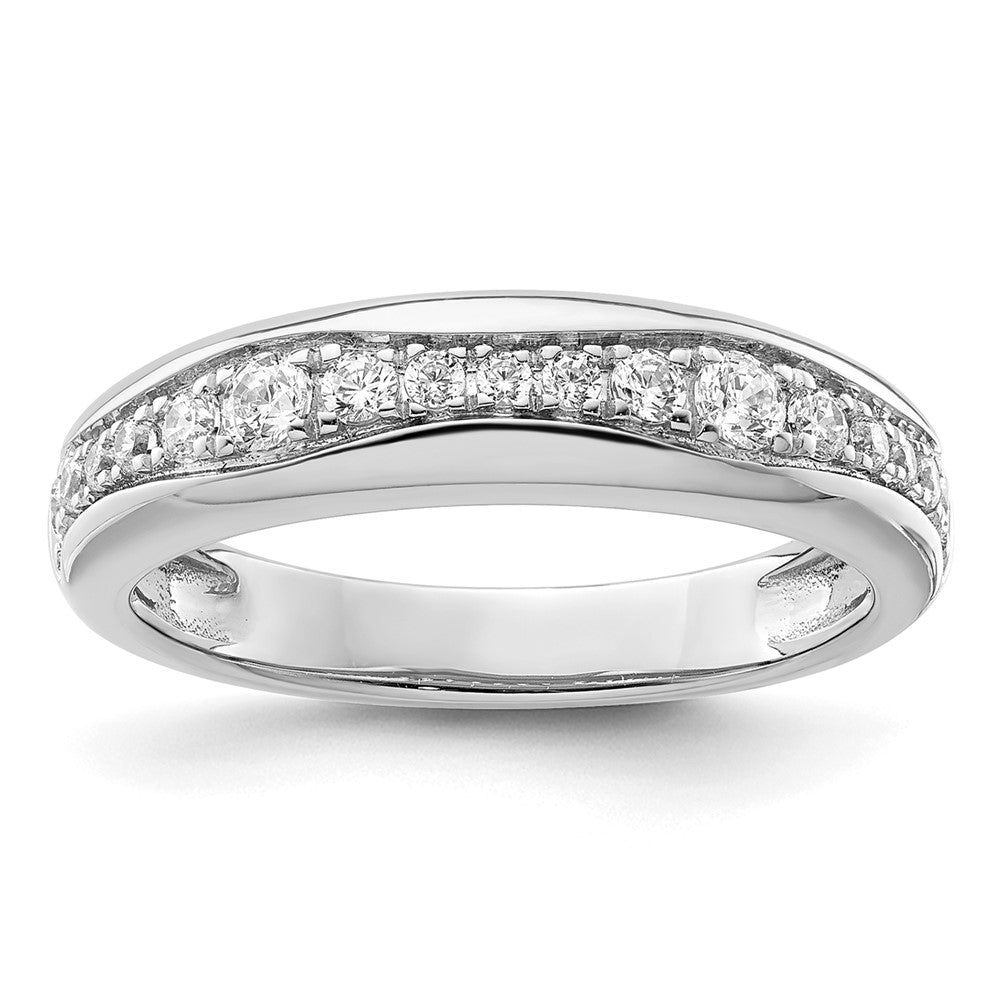 14K Weißgold Ring mit 0,375 ct. im Labor gezüchteten Diamanten, VS/SI+, G+