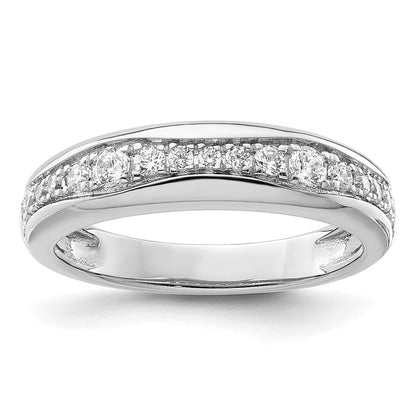 14K Weißgold Ring mit 0,375 ct. im Labor gezüchteten Diamanten, VS/SI+, G+