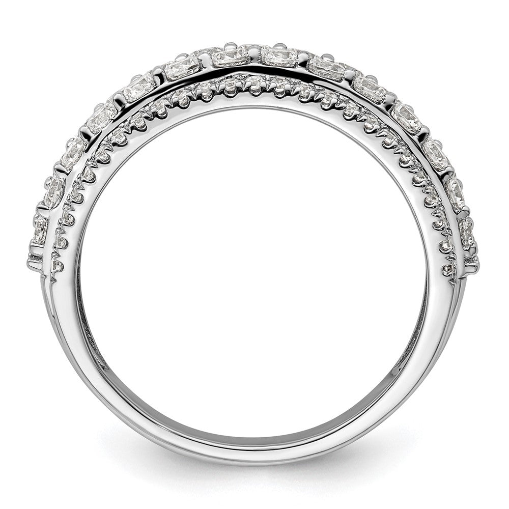 14K Weißgold Fashion-Ring mit 1,5 ct. im Labor gezüchteten Diamanten, VS/SI+ G+
