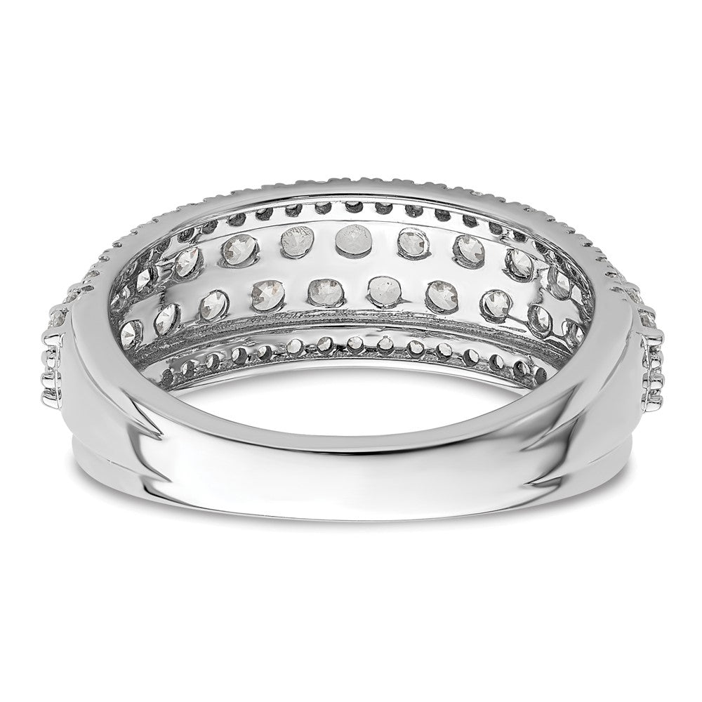 14K Weißgold Fashion-Ring mit 1,5 ct. im Labor gezüchteten Diamanten, VS/SI+ G+