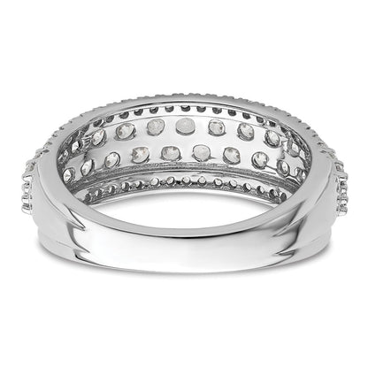 14K Weißgold Fashion-Ring mit 1,5 ct. im Labor gezüchteten Diamanten, VS/SI+ G+