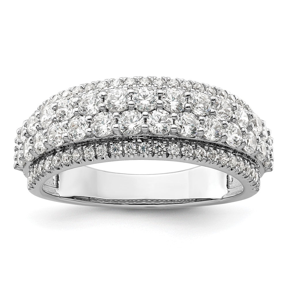 14K Weißgold Fashion-Ring mit 1,5 ct. im Labor gezüchteten Diamanten, VS/SI+ G+