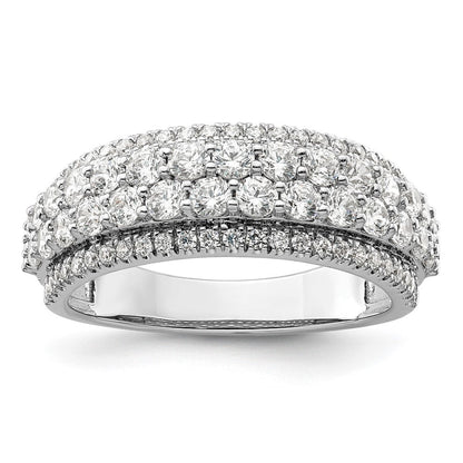 14K Weißgold Fashion-Ring mit 1,5 ct. im Labor gezüchteten Diamanten, VS/SI+ G+