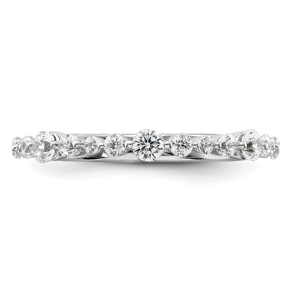 14K Weißgold Fashion-Ring mit 0,25 ct. im Labor gezüchteten Diamanten VS/SI+ G+