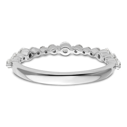 14K Weißgold Fashion-Ring mit 0,25 ct. im Labor gezüchteten Diamanten VS/SI+ G+