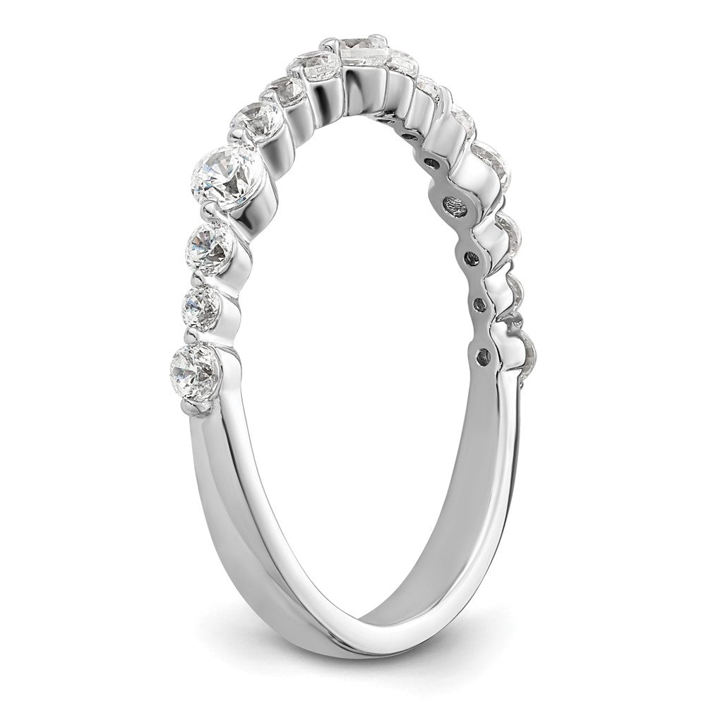 14K Weißgold Fashion-Ring mit 0,25 ct. im Labor gezüchteten Diamanten VS/SI+ G+