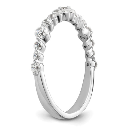 14K Weißgold Fashion-Ring mit 0,25 ct. im Labor gezüchteten Diamanten VS/SI+ G+