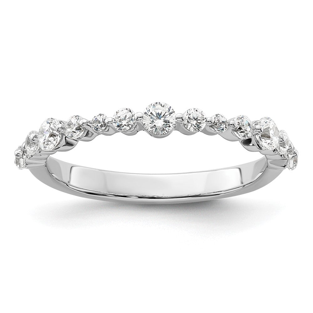 14K Weißgold Fashion-Ring mit 0,25 ct. im Labor gezüchteten Diamanten VS/SI+ G+