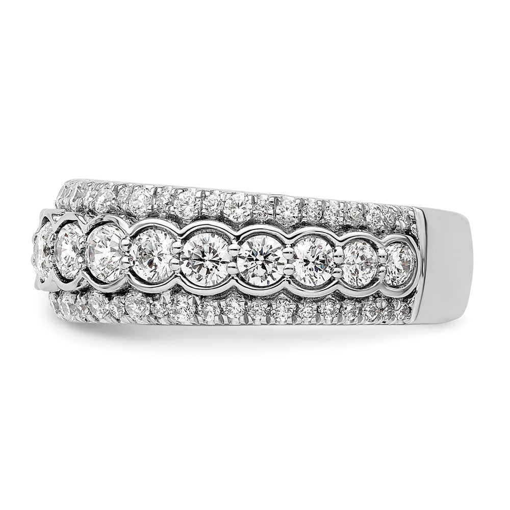 14K Weißgold Ring mit 2 ct. Labor-Diamant VS/SI+ G+, Fashion