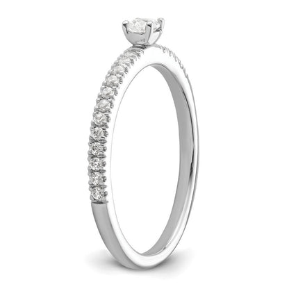 Two Promises 14K Weißgold Ring mit 0,25 ct. im Labor gezüchteten Diamanten, VS/SI+ G+, Versprechen-Ring