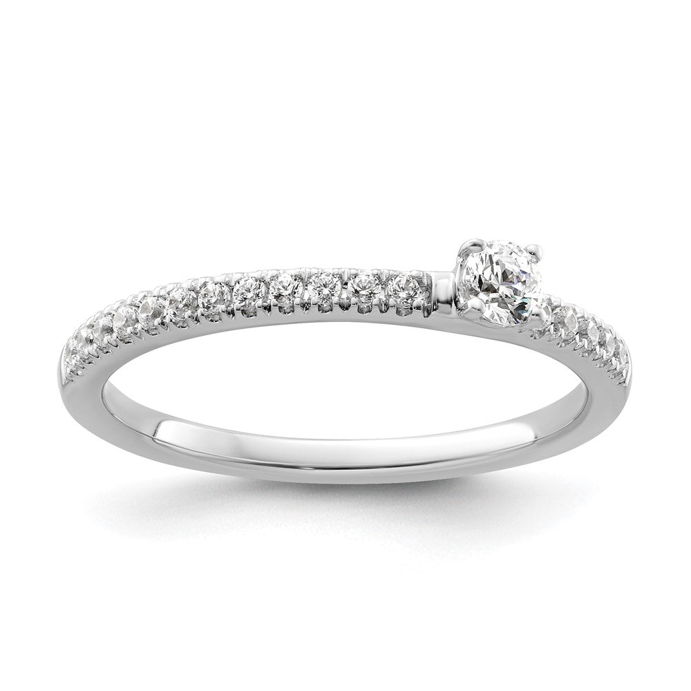 Two Promises 14K Weißgold Ring mit 0,25 ct. im Labor gezüchteten Diamanten, VS/SI+ G+, Versprechen-Ring
