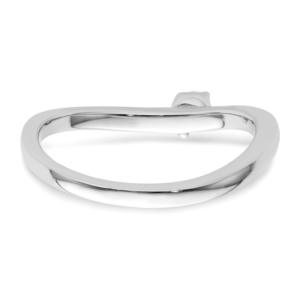 Two Promises 14K Weißgold 0,10 ct. Laborgezüchteter Diamant VS/SI+ G+ Versprechen-Ring