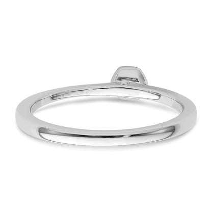 Two Promises 14K Weißgold Ring mit 0,067 ct. Laborgezüchtetem Diamant VS/SI+ G+, komplett