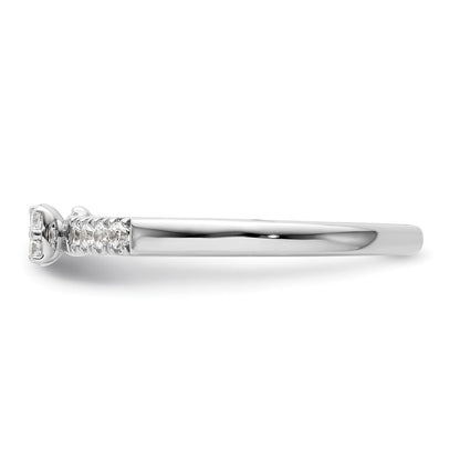 Two Promises 14K Weißgold Verlobungsring mit 0,25 ct. im Labor gezüchteten Diamanten VS/SI+ G+