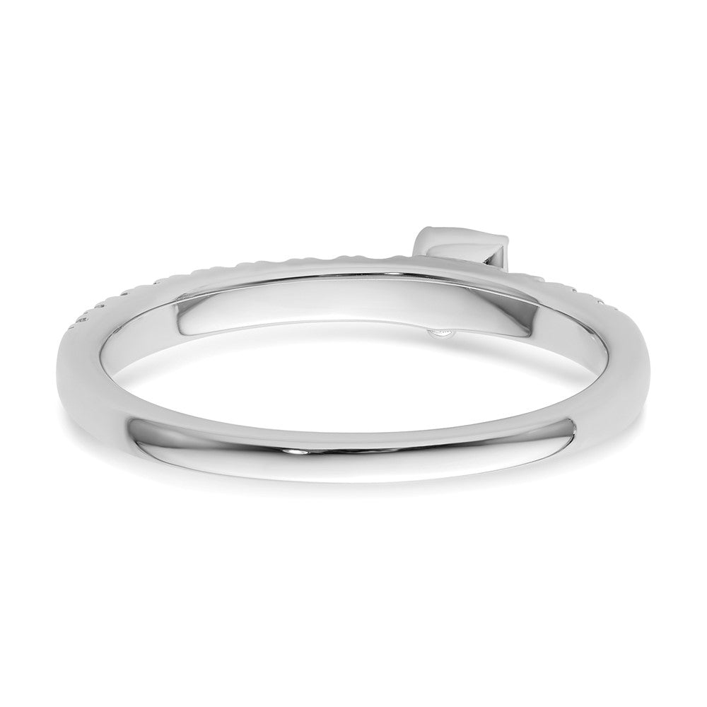 Two Promises 14K Weißgold Verlobungsring mit 0,25 ct. im Labor gezüchteten Diamanten VS/SI+ G+