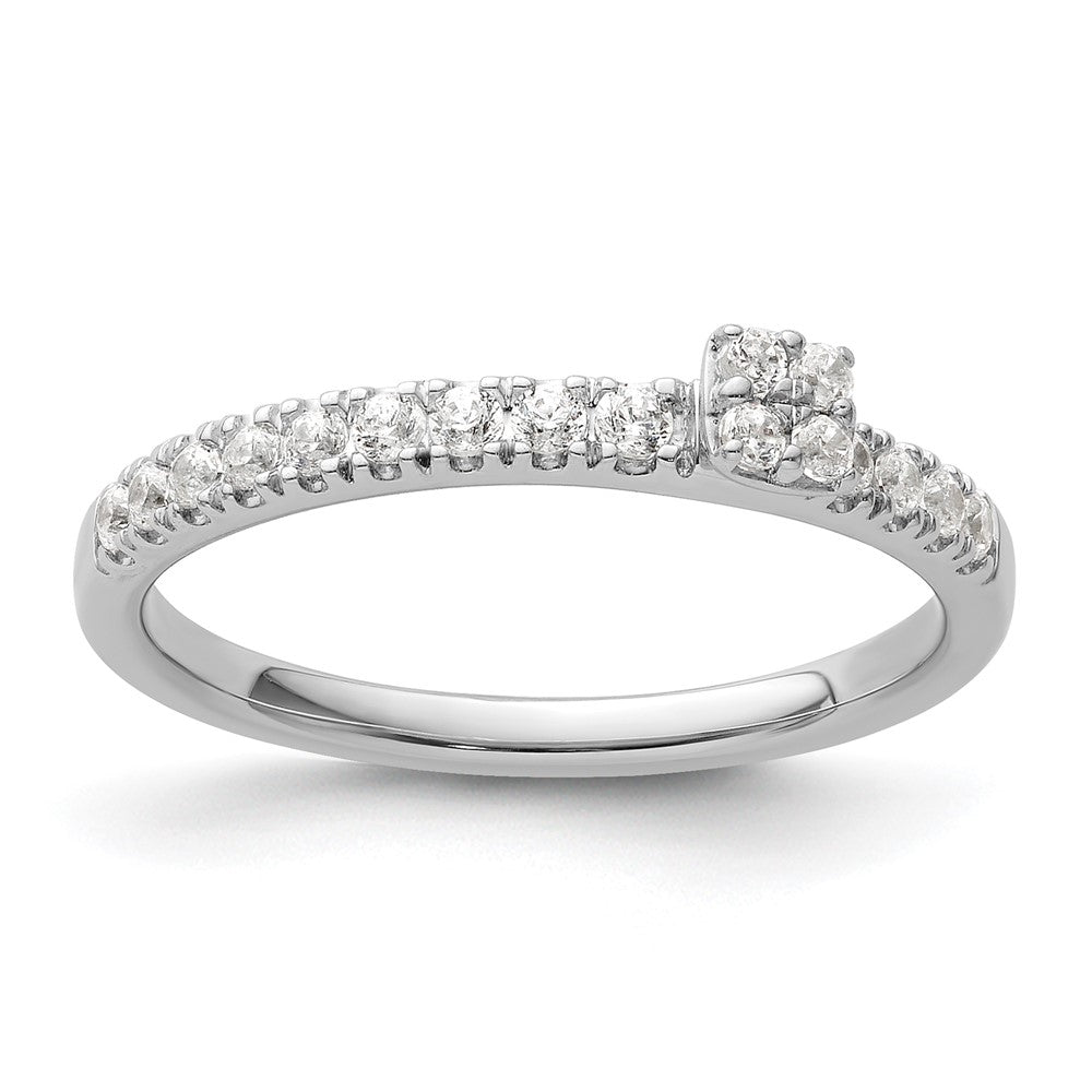 Two Promises 14K Weißgold Verlobungsring mit 0,25 ct. im Labor gezüchteten Diamanten VS/SI+ G+