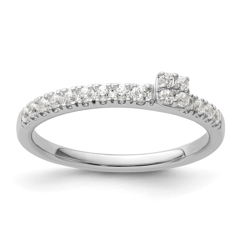 Two Promises 14K Weißgold Verlobungsring mit 0,25 ct. im Labor gezüchteten Diamanten VS/SI+ G+