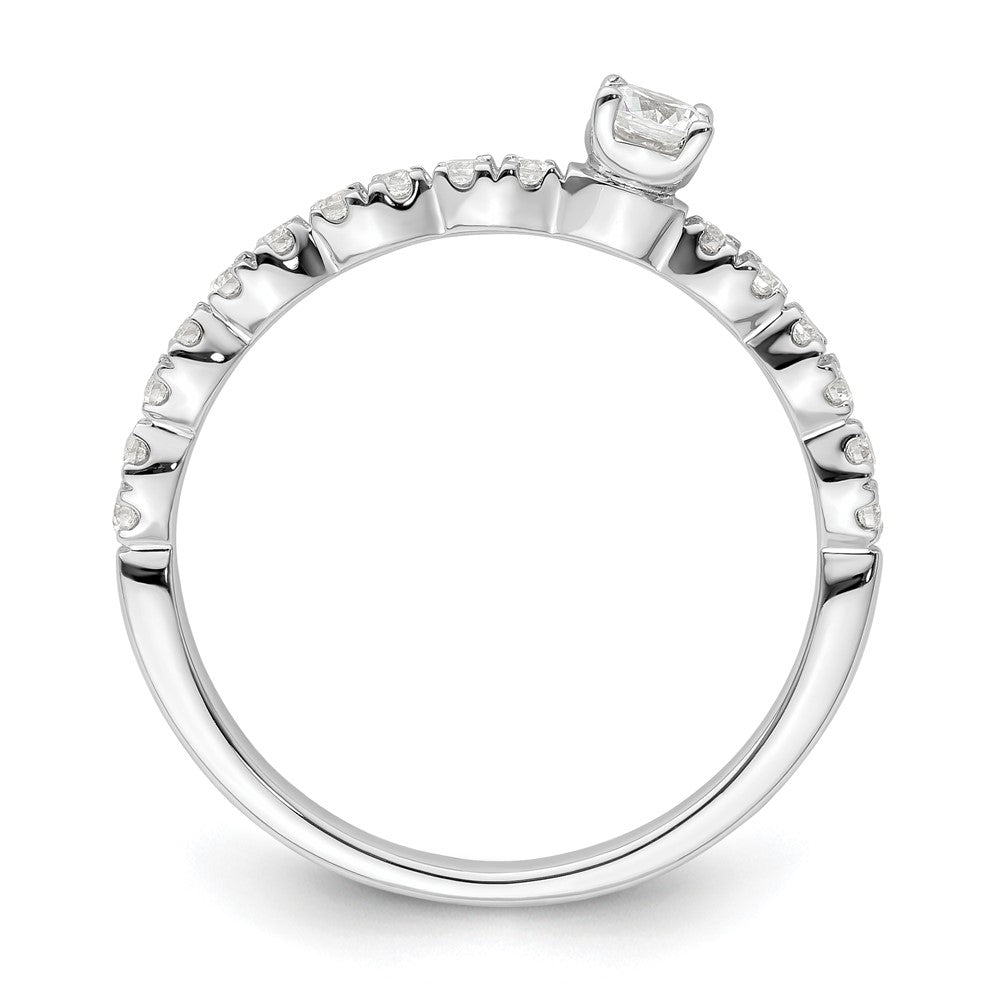 Two Promises 14K Weißgold Promise-Ring mit 0,375 ct. Laborgezüchteten Diamanten VS/SI+ G+