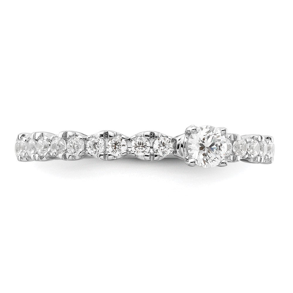 Two Promises 14K Weißgold Promise-Ring mit 0,375 ct. Laborgezüchteten Diamanten VS/SI+ G+