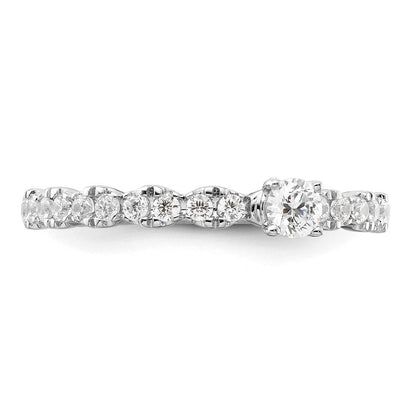Two Promises 14K Weißgold Promise-Ring mit 0,375 ct. Laborgezüchteten Diamanten VS/SI+ G+