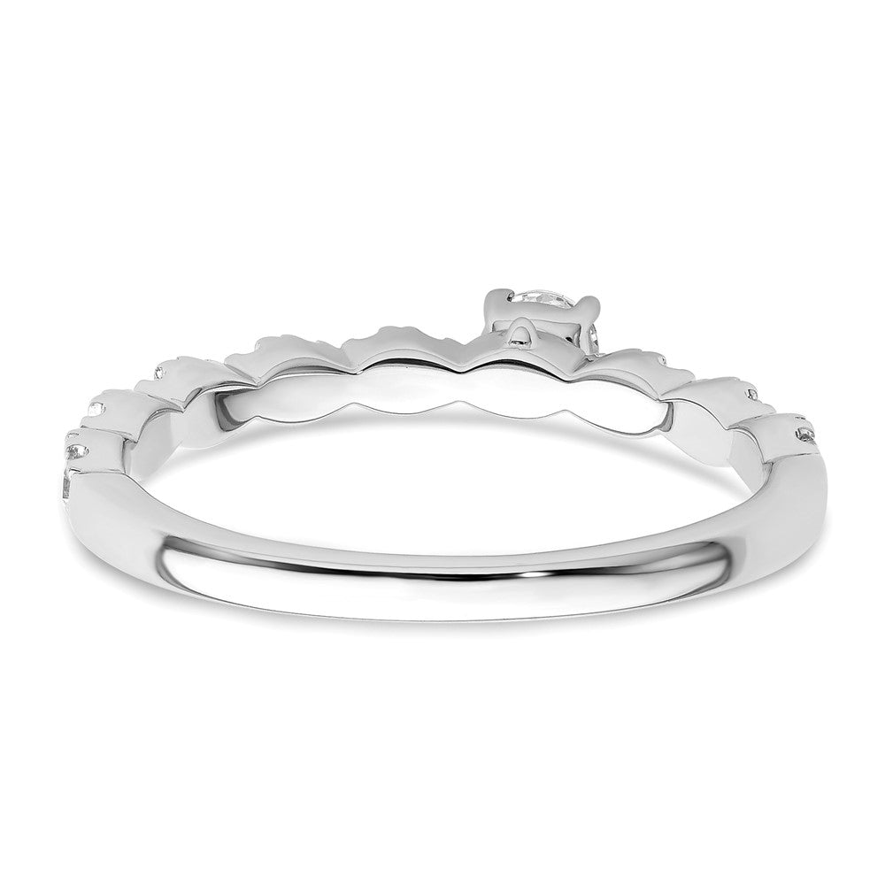 Two Promises 14K Weißgold Promise-Ring mit 0,375 ct. Laborgezüchteten Diamanten VS/SI+ G+