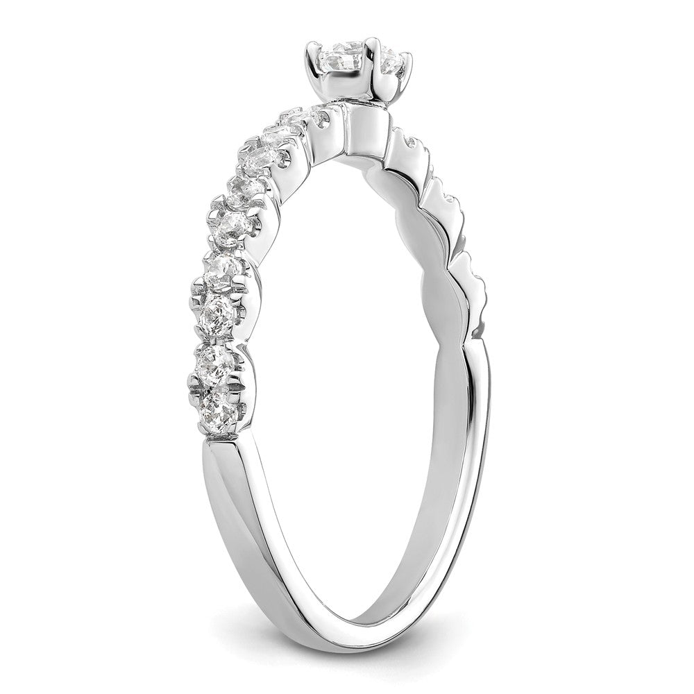 Two Promises 14K Weißgold Promise-Ring mit 0,375 ct. Laborgezüchteten Diamanten VS/SI+ G+