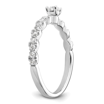 Two Promises 14K Weißgold Promise-Ring mit 0,375 ct. Laborgezüchteten Diamanten VS/SI+ G+