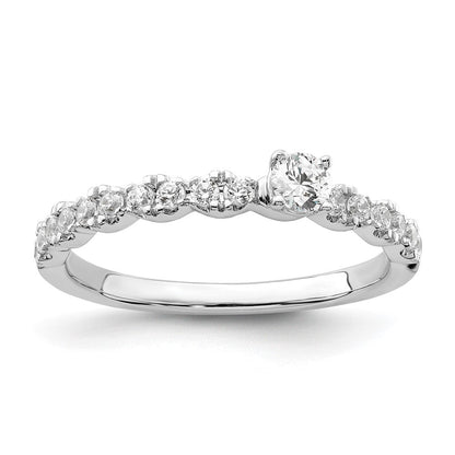 Two Promises 14K Weißgold Promise-Ring mit 0,375 ct. Laborgezüchteten Diamanten VS/SI+ G+