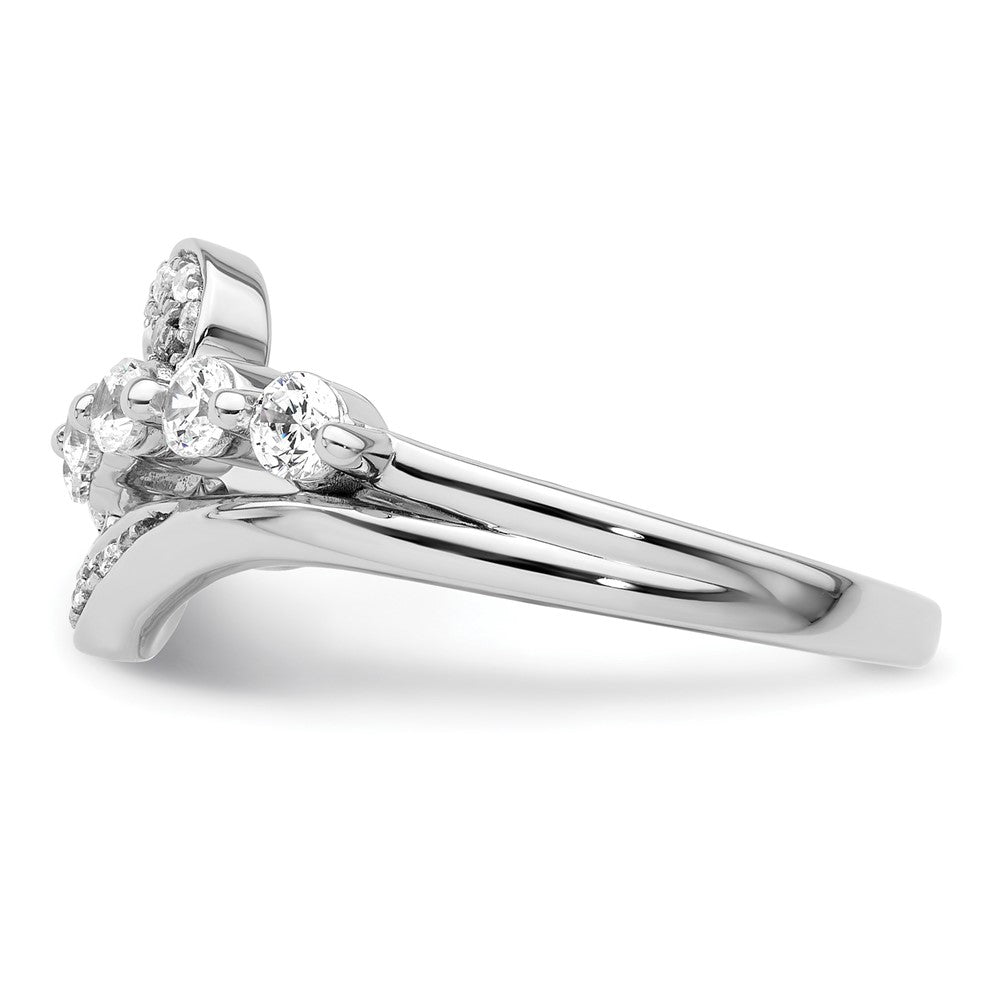 Ring aus 14K Weißgold mit 1,2 ct. laborgezüchteten Diamanten, VS/SI+ G+