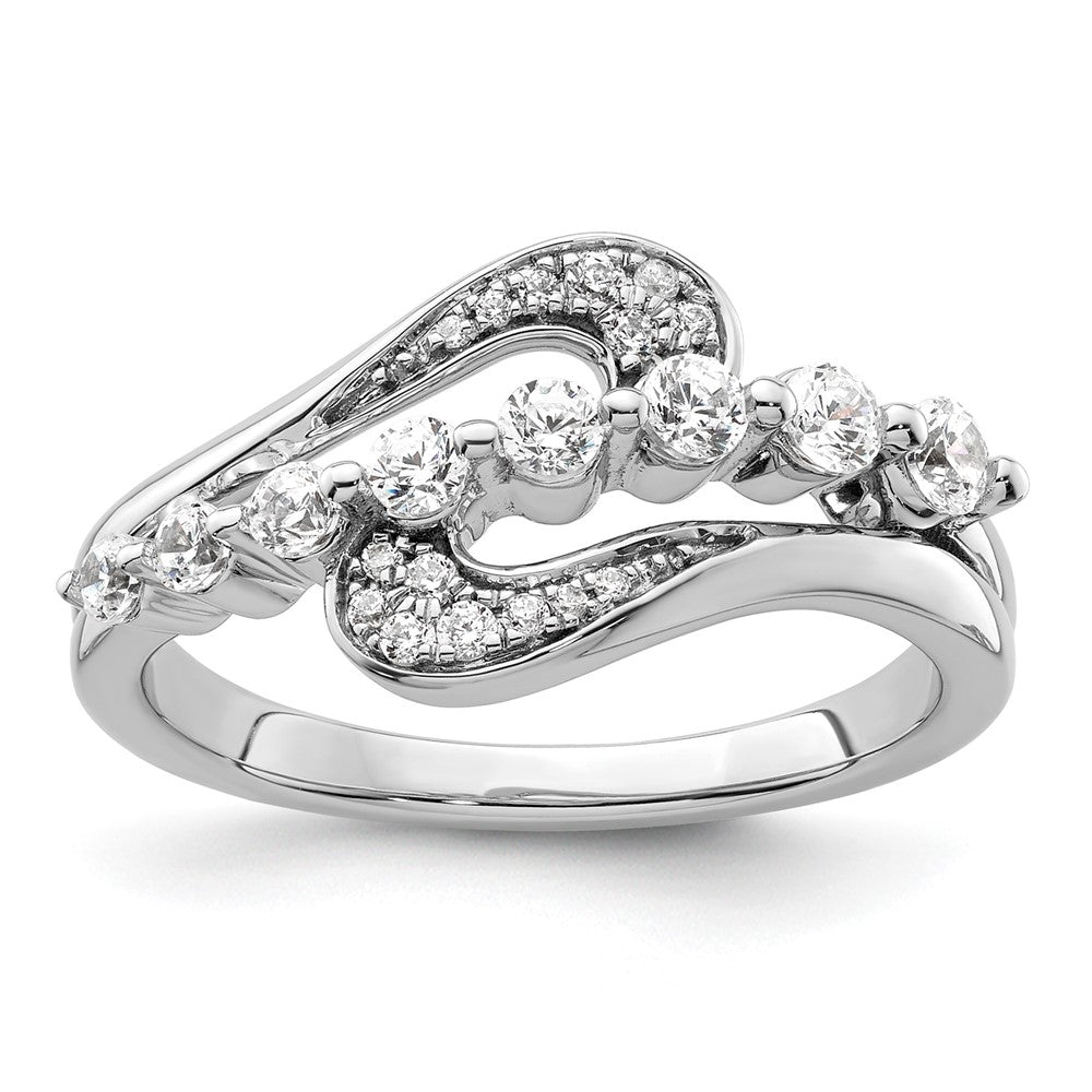 Ring aus 14K Weißgold mit 1,2 ct. laborgezüchteten Diamanten, VS/SI+ G+