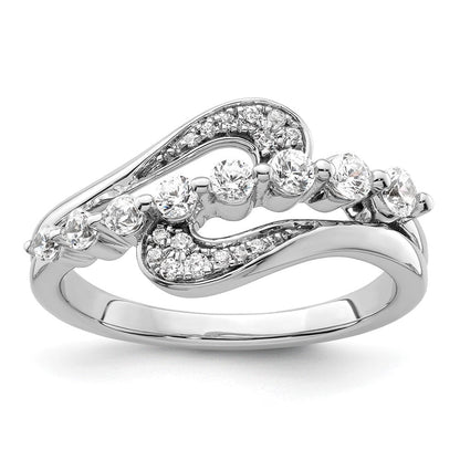 Ring aus 14K Weißgold mit 1,2 ct. laborgezüchteten Diamanten, VS/SI+ G+
