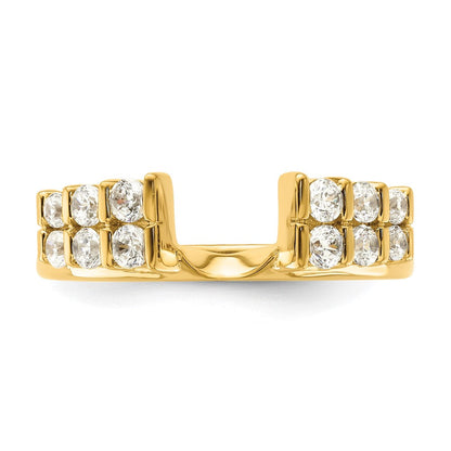 14K Gelbgold Ring-Wrap mit 0,5 ct. laborgezüchteten Diamanten, VS/SI+ G+