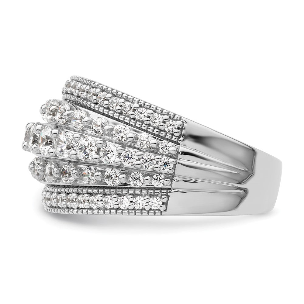 14K Weißgold 1,5 ct. Labor-gezüchteter Diamant VS/SI+ G+ Fashion-Ring