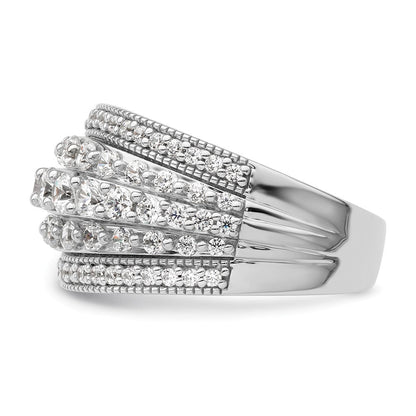 14K Weißgold 1,5 ct. Labor-gezüchteter Diamant VS/SI+ G+ Fashion-Ring