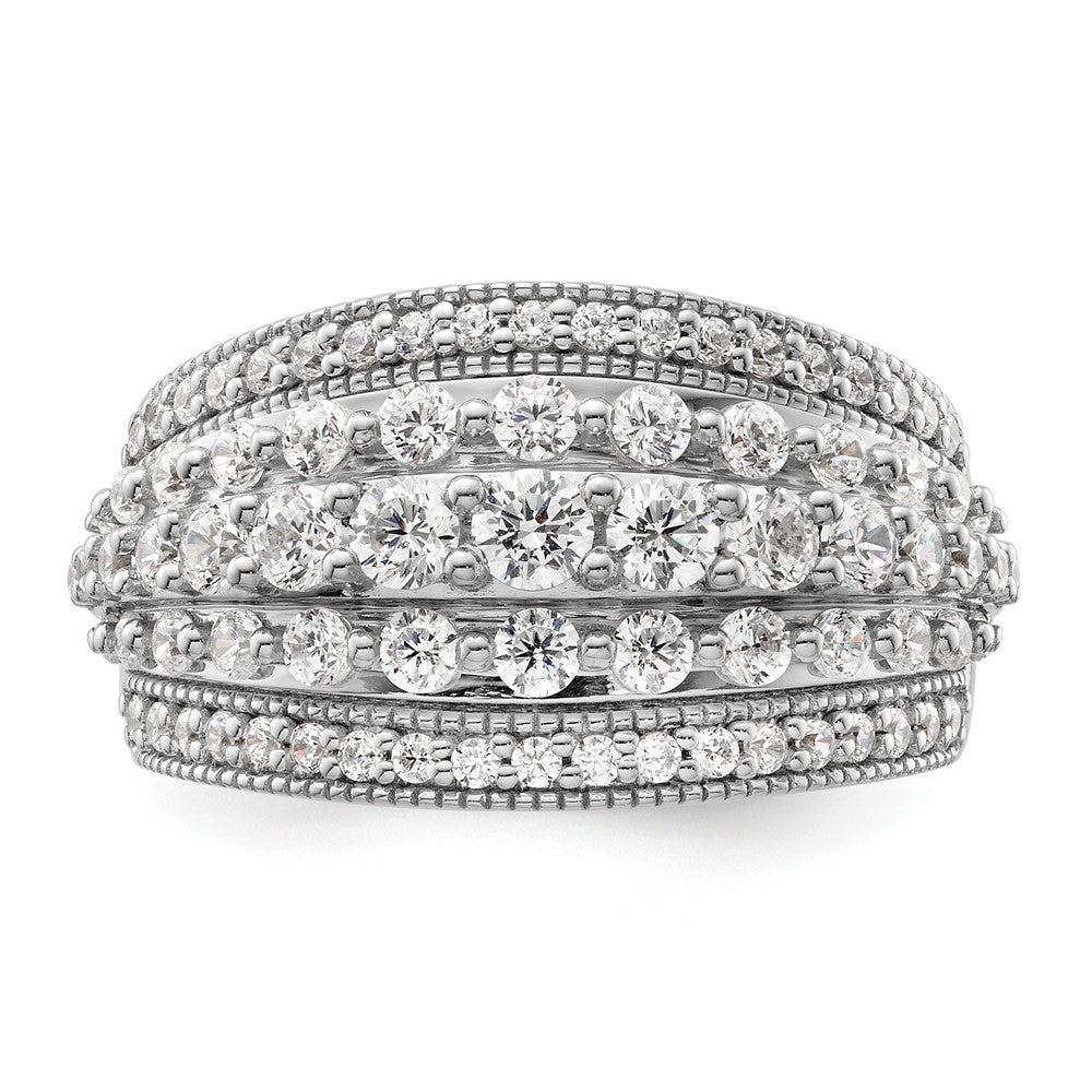 14K Weißgold 1,5 ct. Labor-gezüchteter Diamant VS/SI+ G+ Fashion-Ring