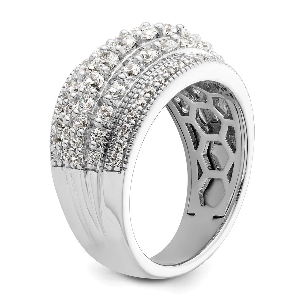 14K Weißgold 1,5 ct. Labor-gezüchteter Diamant VS/SI+ G+ Fashion-Ring