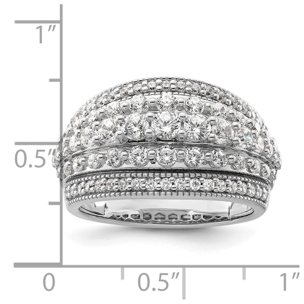 14K Weißgold 1,5 ct. Labor-gezüchteter Diamant VS/SI+ G+ Fashion-Ring