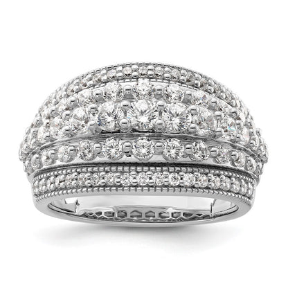 14K Weißgold 1,5 ct. Labor-gezüchteter Diamant VS/SI+ G+ Fashion-Ring