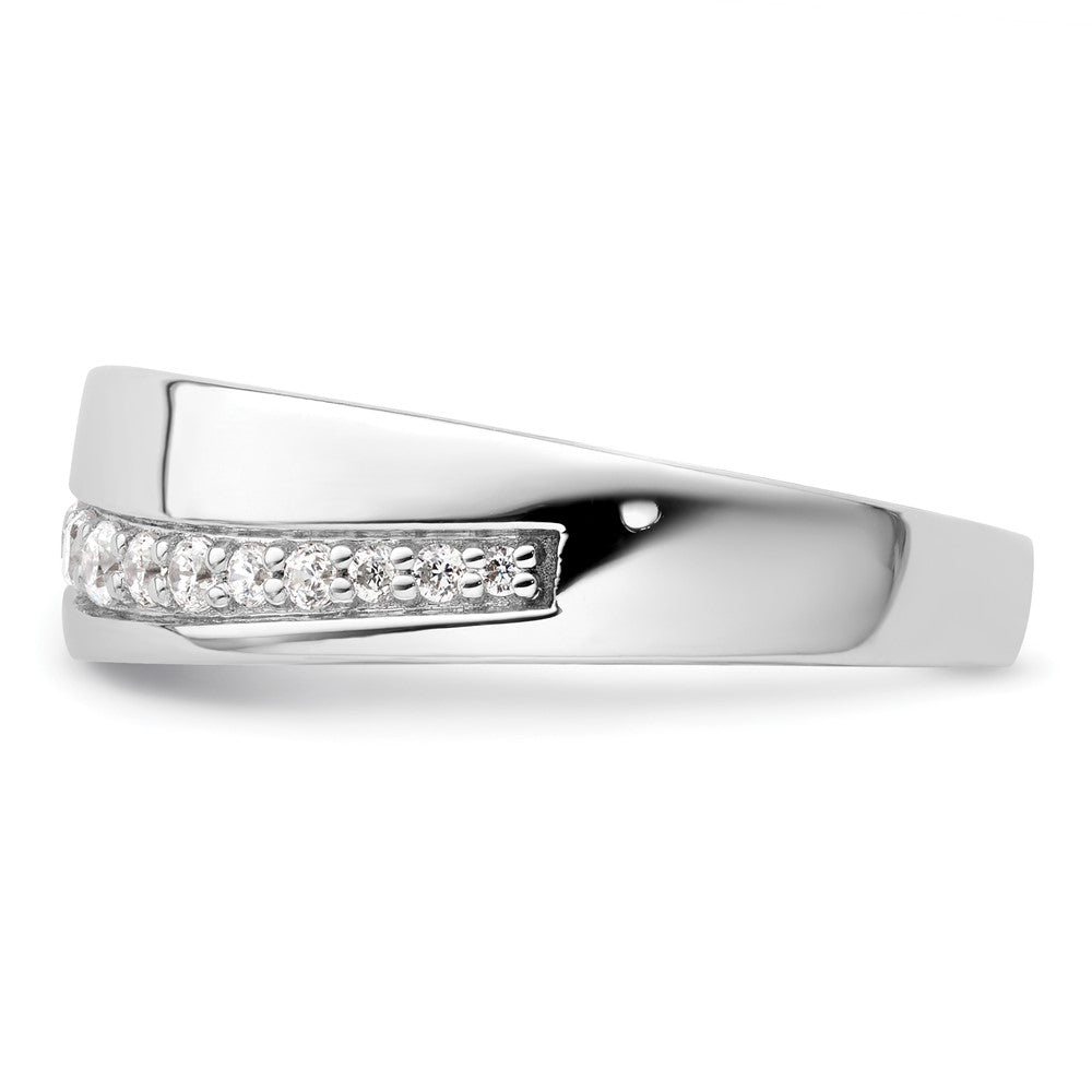 14K Weißgold True Origin Herren 3/8 Karat Im Labor Gezüchtet Diamant Vs D E F Ring
