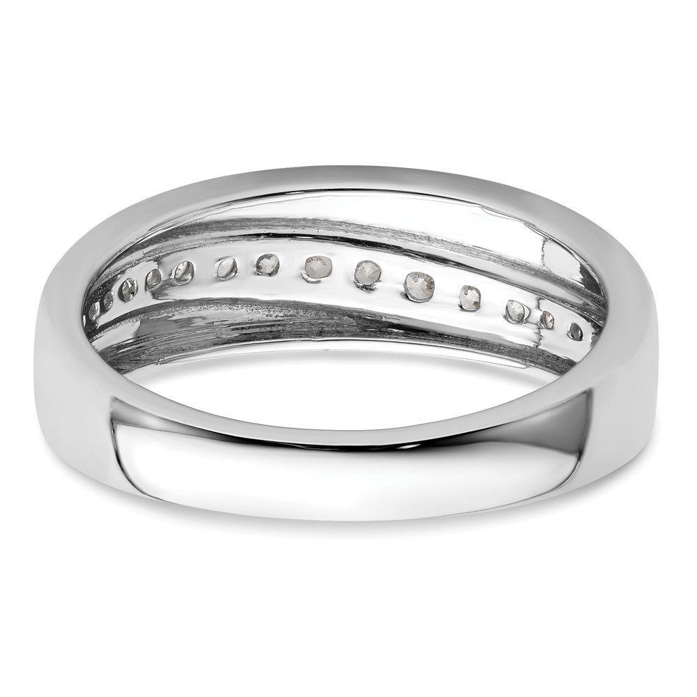 14K Weißgold True Origin Herren 3/8 Karat Im Labor Gezüchtet Diamant Vs D E F Ring