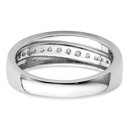 14K Weißgold True Origin Herren 3/8 Karat Im Labor Gezüchtet Diamant Vs D E F Ring