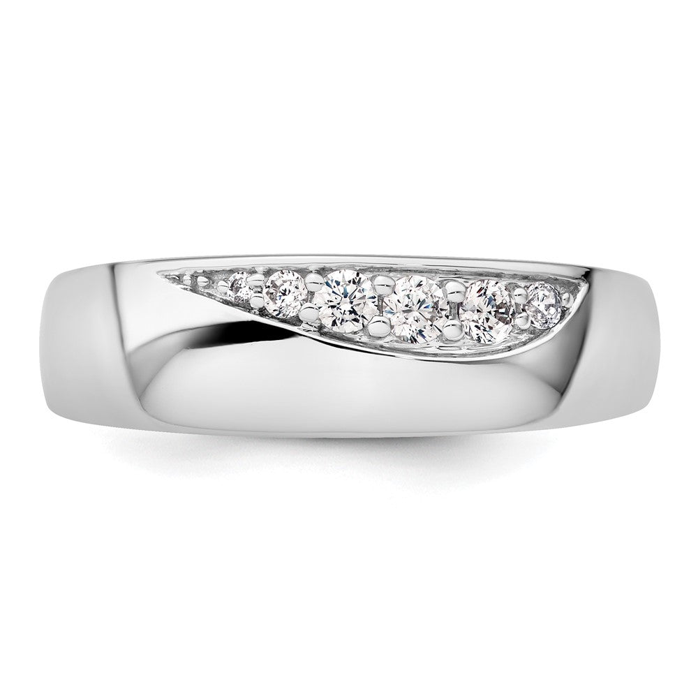 14K Weißgold True Origin Herren 1/4 Karat Im Labor Gezüchtet Diamant Vs D E F Ring