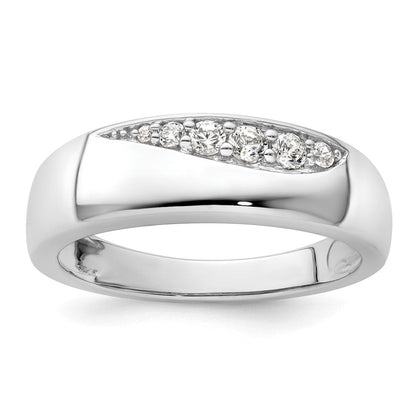 14K Weißgold True Origin Herren 1/4 Karat Im Labor Gezüchtet Diamant Vs D E F Ring