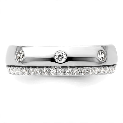 14K Weißgold True Origin Herren 1/2 Karat Im Labor Gezüchtet Diamant Vs D E F Ring
