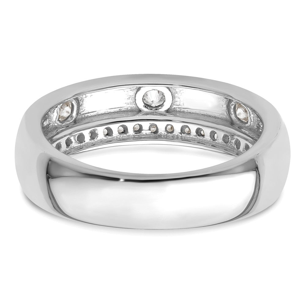 14K Weißgold True Origin Herren 1/2 Karat Im Labor Gezüchtet Diamant Vs D E F Ring