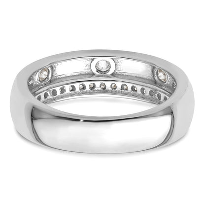 14K Weißgold True Origin Herren 1/2 Karat Im Labor Gezüchtet Diamant Vs D E F Ring