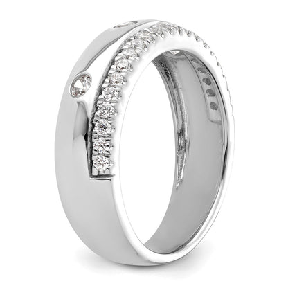 14K Weißgold True Origin Herren 1/2 Karat Im Labor Gezüchtet Diamant Vs D E F Ring