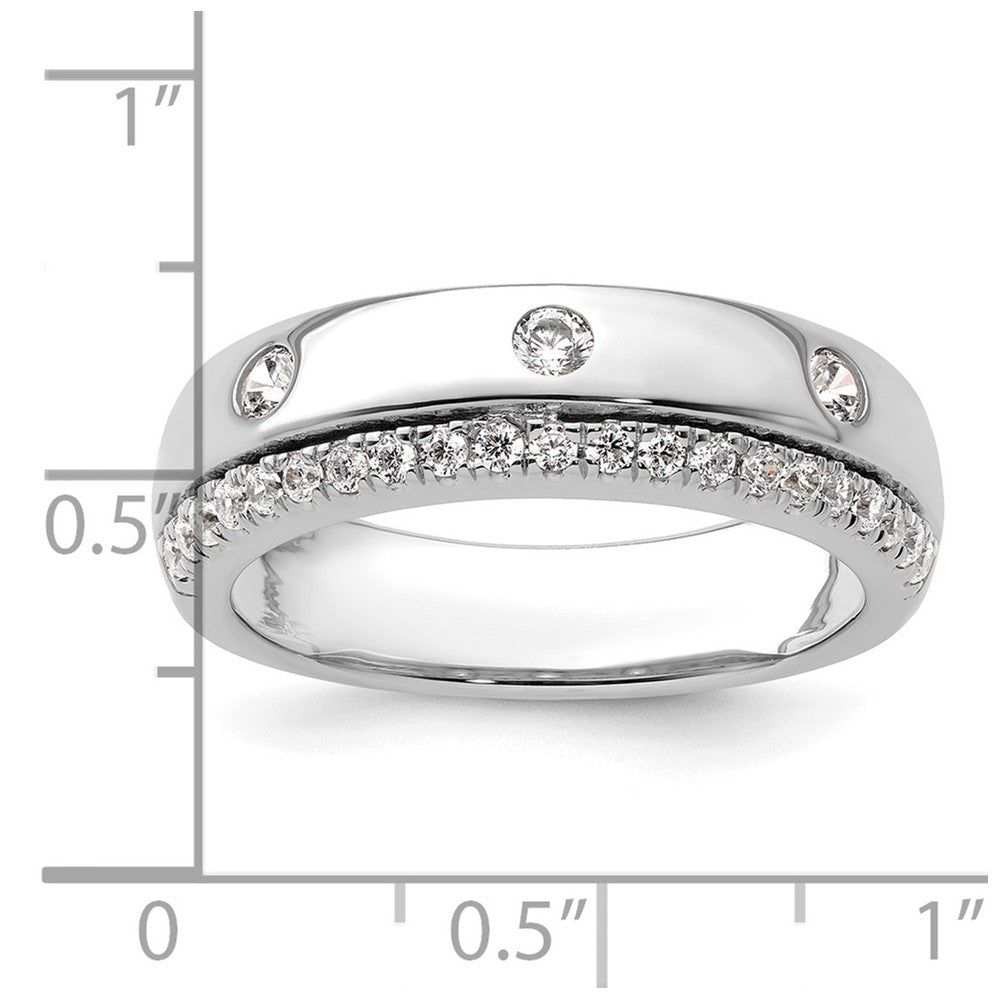 14K Weißgold True Origin Herren 1/2 Karat Im Labor Gezüchtet Diamant Vs D E F Ring